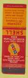 Matchbook Cover - Shell oil gas Catawba Monroe NC WEAR