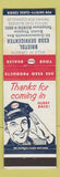 Matchbook Cover - Bristol Esso oil gas VA
