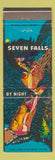 Matchbook Cover - Seven Falls by Night Colorado Springs