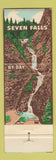 Matchbook Cover - Seven Falls by Night Colorado Springs