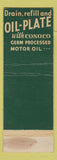 Matchbook Cover - Matthias Conoco oil gas Denver IA low phone # WEAR