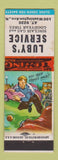 Matchbook Cover - Luby's Sinclair oil gas