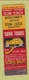 Matchbook Cover - Sobol Bros Mobil oil gas