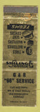 Matchbook Cover - G&R 66 oil gas Leavenworth KS WEAR