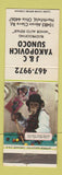 Matchbook Cover - J&C Yakopovich Sunoco oil gas Northfield OH
