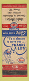 Matchbook Cover - Ardill Motors Chevrolet Oldsmobile Esso oil gas Sutton ON WORN