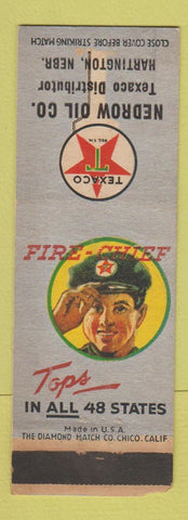 Matchbook Cover - Texaco oil gas Hartington NE
