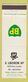 Matchbook Cover - BP oil gas G Liboiron QC?