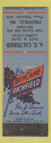 Matchbook Cover - Richland oil gas AE Caltrider Pikesville MD WEAR