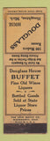 Matchbook Cover - Douglass House Houghton MI
