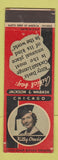 Matchbook Cover - Kitty Davis Cocktail Lounge Chicago IL