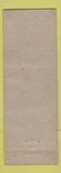 Matchbook Cover - Gentlemens Bar Moorhead MN WH Diemert