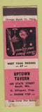 Matchbook Cover - Uptown Tavern Beloit WI WEAR