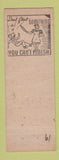 Matchbook Cover - Uptown Tavern Beloit WI WEAR