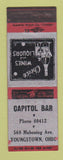 Matchbook Cover - Capitol Bar Youngstown OH girlie back