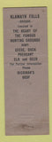 Matchbook Cover - Hickman's Coffee Shop Klamath Falls OR