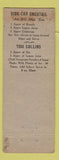 Matchbook Cover - Pierre's Cafe New Cumberland PA STAR