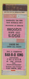 Matchbook Cover - BBQ King Restaurant Fort Smith AR Jigg's Liquor WEAR