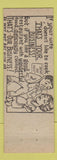 Matchbook Cover - Palace Cafe Jacksonville TX