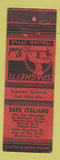 Matchbook Cover - Cafe Italiano Hollywood FL Italian