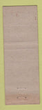 Matchbook Cover - Bond Cafe Springfield MA WEAR