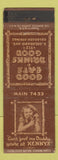Matchbook Cover - Kenny's Restaurant Colorado Springs WEAR