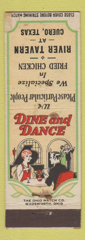 Matchbook Cover - River Tavern Cuero TX WEAR