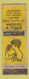 Matchbook Cover - Stell's Tavern Lansing OH girlie WORN