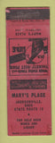 Matchbook Cover - Mary's Place Jacksonville OH WEAR