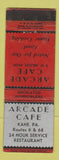 Matchbook Cover - Arcade Cafe Kane PA