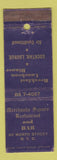 Matchbook Cover - Merchants Square Restaurant New York City WEAR