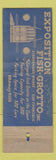 Matchbook Cover - Exposition Fish Grotto San Francisco CA Full Length