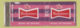 Matchbook Cover - Budweiser Beer WEAR Full Length