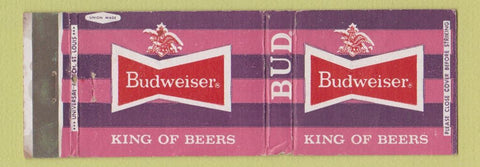 Matchbook Cover - Budweiser Beer WEAR Full Length