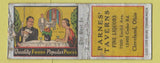 Matchbook Cover - Parnes' Taverns Cleveland OH BOBTAIL WEAR