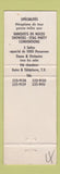 Matchbook Cover - Balmoral Hotel Motel Thetford Mines QC Full Length