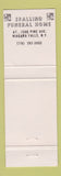 Matchbook Cover - Spallino Funeral Home Niagara Falls NY Full Length