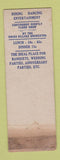 Matchbook Cover - Swiss Village Bridgeport CT Federal WEAR