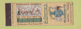 Matchbook Cover - Gundlach's Hofbrau Boston MA Federal