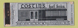 Matchbook Cover - Costin's Hof Brau Washington DC WORN Full Length