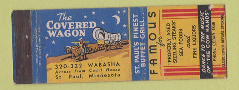 Matchbook Cover - Covered Wagon Minneapolis MN