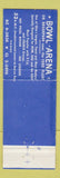 Matchbook Cover - Bowl Arena Detroit MI bowling WEAR Full Length