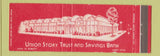 Matchbook Cover - Union Story Trust and Savings Bank Gilbert IA Full Length