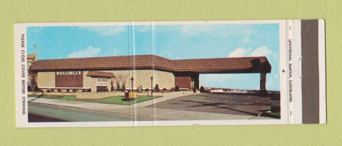 Matchbook Cover - Bollinger Funeral Home Cleveland OH Full Length