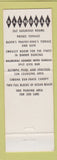 Matchbook Cover - Balmoral Miami Beach FL Full Length