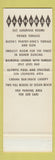 Matchbook Cover - Balmoral Miami Beach FL SAMPLE Full Length