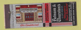 Matchbook Cover - Putnam & Thurston's Restaurant Worcester MA