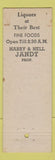 Matchbook Cover - Tremainsville Tavern Toledo OH