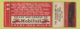 Matchbook Cover - Mobil oil gas Goldkamp Dayton OH WEAR