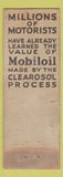 Matchbook Cover - Mobil oil gas Goldkamp Dayton OH WEAR
